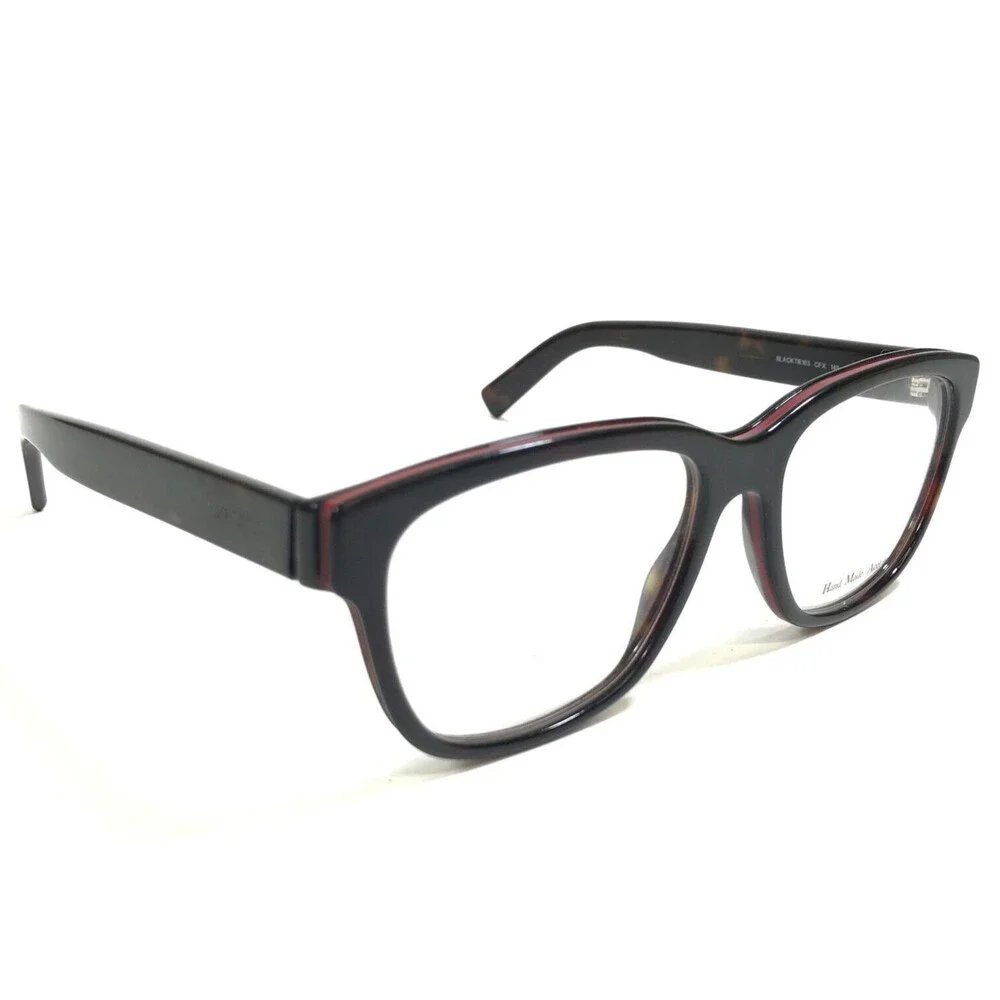Christian Dior Homme Eyeglasses Frames BLACKTIE163 CFX Tortoise Red 54-17-145